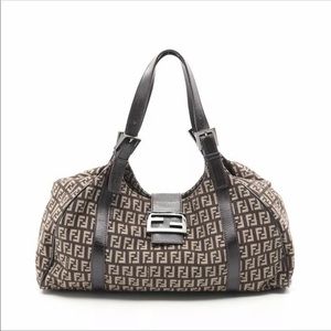 FENDI ZUCCHINO Handbag Shoulder Bag - 💯 AUTHENTIC
